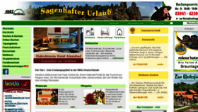 What Harz-online.de website looked like in 2016 (7 years ago)