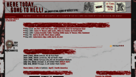 What Heretodaygonetohell.com website looked like in 2016 (7 years ago)