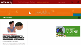 What Hichkey.com website looked like in 2016 (7 years ago)