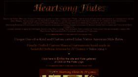 What Heartsongflutes.com website looked like in 2016 (7 years ago)