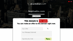 What Hostsatis.com website looked like in 2016 (7 years ago)