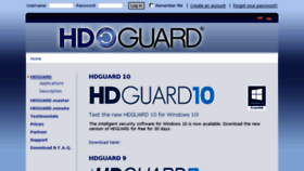 What Hdguard.com website looked like in 2016 (7 years ago)