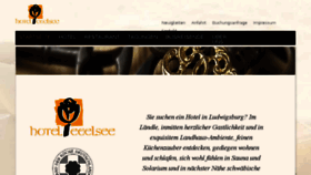 What Hotel-egelsee.de website looked like in 2016 (9 years ago)