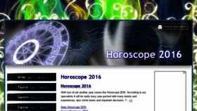 What Horoscoper.org website looked like in 2016 (8 years ago)