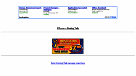 What Hostingtalk.com website looked like in 2016 (7 years ago)