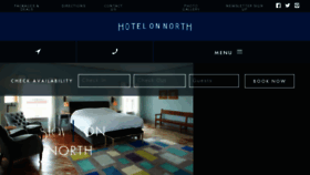 What Hotelonnorth.com website looked like in 2016 (7 years ago)