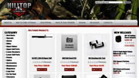 What Hilltopgunshop.com website looked like in 2016 (7 years ago)