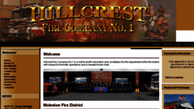 What Hillcrestfd.org website looked like in 2016 (7 years ago)