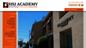 What Hs2academy.com website looked like in 2016 (7 years ago)