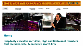 What Hospitalityexecutive.com website looked like in 2016 (7 years ago)