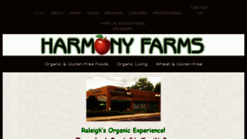 What Harmony-farms.net website looked like in 2016 (7 years ago)
