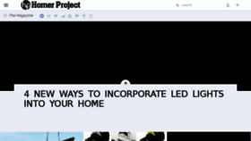 What Homerproject.org website looked like in 2016 (7 years ago)