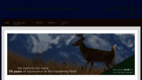 What Huttontaxidermy.com website looked like in 2016 (7 years ago)
