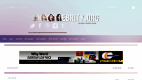 What Hqcelebrity.org website looked like in 2016 (7 years ago)