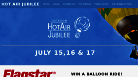 What Hotairjubilee.com website looked like in 2016 (7 years ago)