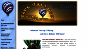 What Haveballoonwilltravel.com website looked like in 2016 (7 years ago)