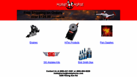 What Hobbyhorse.com website looked like in 2016 (7 years ago)