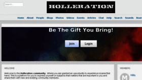 What Holleration.co.za website looked like in 2016 (7 years ago)