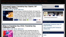 What Happyfriendshipday-2016.com website looked like in 2016 (7 years ago)