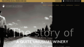 What Handpickedwines.com.au website looked like in 2016 (7 years ago)