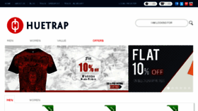 What Huetrap.com website looked like in 2016 (7 years ago)