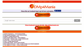 What Hdmp4mania.com website looked like in 2016 (7 years ago)