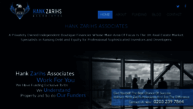 What Hankzarihs.com website looked like in 2016 (7 years ago)
