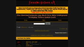 What Hardmusic666.wapka.mobi website looked like in 2016 (7 years ago)