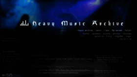 What Heavy-music.ru website looked like in 2011 (13 years ago)