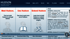 What Hudson-ci.org website looked like in 2016 (7 years ago)