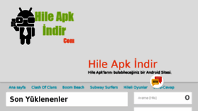 What Hileapkindir.com website looked like in 2016 (7 years ago)