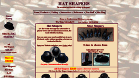 What Hatshapers.com website looked like in 2016 (7 years ago)