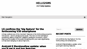 What Hello2sms.com website looked like in 2016 (7 years ago)