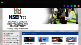 What Hsepro.org website looked like in 2016 (7 years ago)