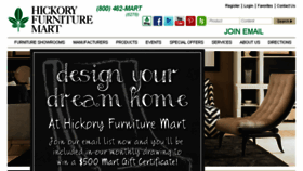 What Hickoryfurniture.com website looked like in 2016 (7 years ago)
