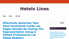 What Hotelslines.com website looked like in 2016 (7 years ago)