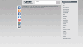 What Hubu.ru website looked like in 2016 (7 years ago)