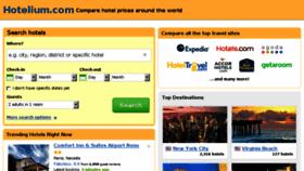 What Hotelium.com website looked like in 2016 (7 years ago)