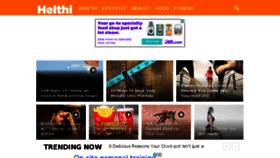 What Helthi.com website looked like in 2016 (7 years ago)