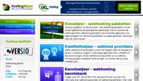 What Hostingwijzer.nl website looked like in 2016 (7 years ago)