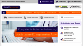 What Healthexpress.eu website looked like in 2016 (7 years ago)