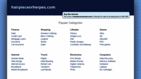 What Hairpieceorherpes.com website looked like in 2016 (7 years ago)