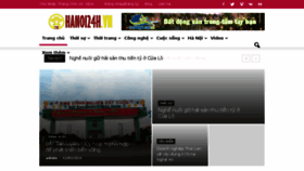 What Hanoi24h.vn website looked like in 2016 (7 years ago)