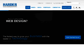 What Harder.hu website looked like in 2016 (7 years ago)