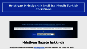 What Hristiyangazete.com website looked like in 2016 (7 years ago)