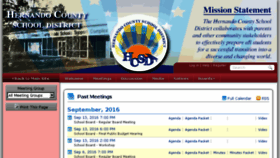 What Hernandocountyschool.iqm2.com website looked like in 2016 (7 years ago)
