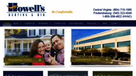 What Howellsac.com website looked like in 2016 (7 years ago)