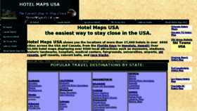 What Hotelmapsusa.com website looked like in 2016 (7 years ago)