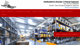 What Hertsauctions.com website looked like in 2016 (8 years ago)