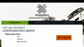 What Homewardlegal.co.uk website looked like in 2016 (7 years ago)